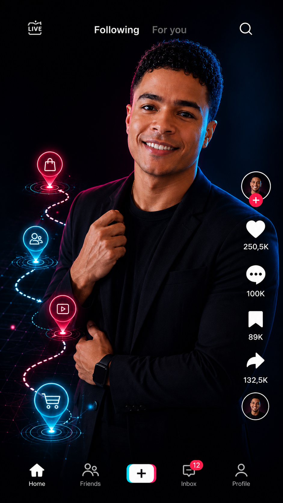 Thiago e o mapa do TikTok Shop